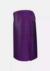 Traditional_McCluskey_David_John_and_Family_Tartan_13334_kilt_left_image_with_pleated_design_and_adjustable_buckles_for_men