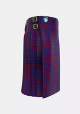 Traditional_McCluskey_David_John_and_Family_Tartan_13334_kilt_right_image_with_pleated_design_and_adjustable_buckles_for_men