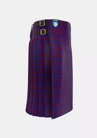 Traditional_McCluskey_David_John_and_Family_Tartan_13334_kilt_right_image_with_pleated_design_and_adjustable_buckles_for_men