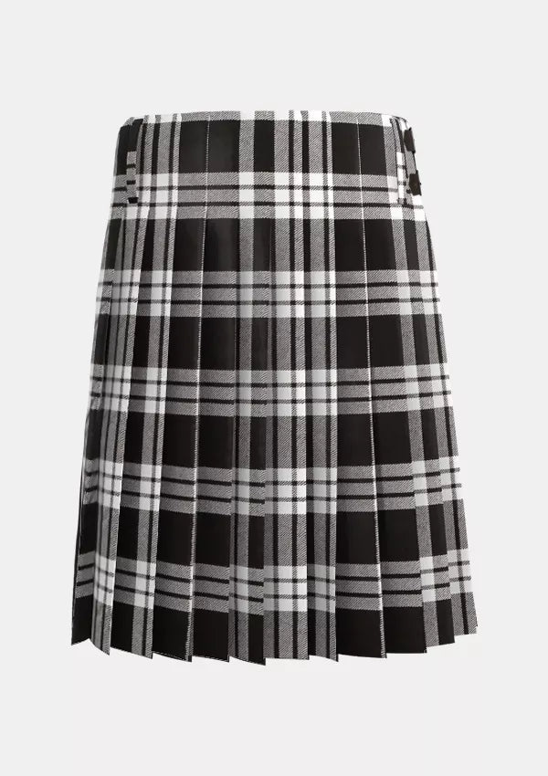 Traditional_McFarlane_Tartan_kilt_back_image_with_pleated_design_and_adjustable_buckles_for_men