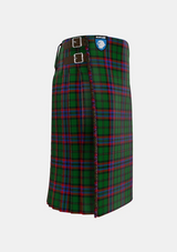 Traditional_McGeachie_Tartan_kilt_7291_right_image_with_pleated_design_and_adjustable_buckles_for_men