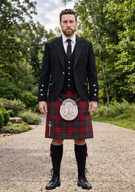 Traditional_McKimm_J_W_Tartan_12889_Kilt_and_Argyle_Jacket_Kilt_Outfit_front_image