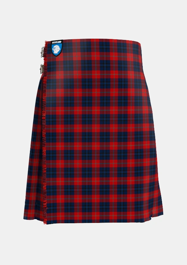 Traditional_McKnight_Dress_Personal_Tartan_2184_kilt_front_image_with_pleated_design_and_adjustable_buckles_for_men