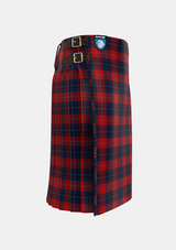 Traditional_McKnight_Personal_Tartan_2179_kilt_right_image_with_pleated_design_and_adjustable_buckles_for_men