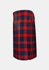 Traditional_McKnight_Tartan_kilt_left_image_with_pleated_design_and_adjustable_buckles_for_men