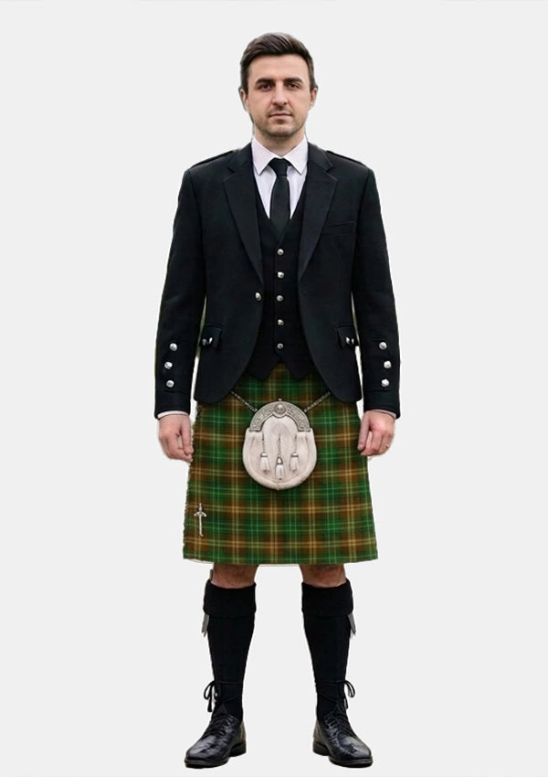 Traditional_McShane_Tartan_4111_Kilt_and_Argyle_Jacket_Kilt_Outfits_front_image