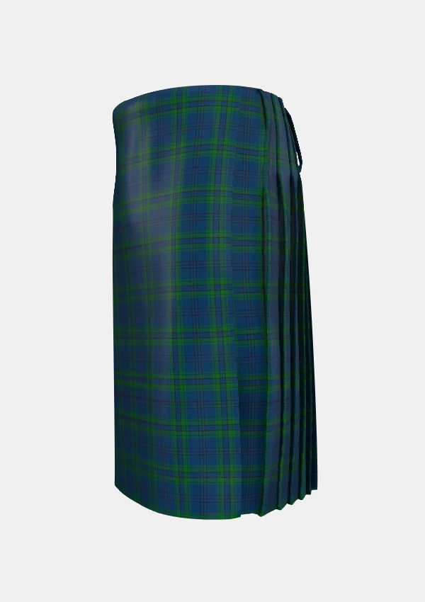 Traditional_Mccarthy_tartan_left_image_with_pleated_design_and_adjustable_buckles_for_men