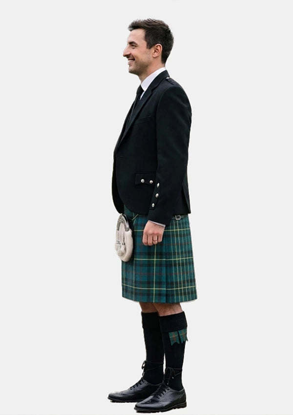 Traditional_Mcconnell_tartan_141_Kilt_and_Argyle_Jacket_Kilt_Outfits_left_image