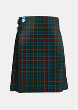 Traditional_Mcconnell_tartan_front_image_with_pleated_design_and_adjustable_buckles_for_men