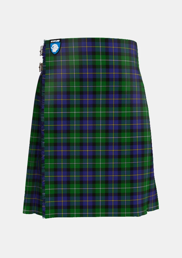 Traditional_Mccormick_tartan_front_image_with_pleated_design_and_adjustable_buckles_for_men