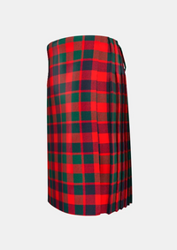 Traditional_Mcgowan_tartan_kilt_left_image_with_pleated_design_and_adjustable_buckles_for_men