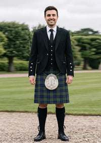 Traditional_Mclaren_tartan_342_Kilt_and_Argyle_Jacket_Kilt_Outfit_front_image