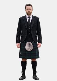 Traditional_Meiklejohn_Tartan_3175_Kilt_and_Argyle_Jacket_Kilt_Outfits_front_image