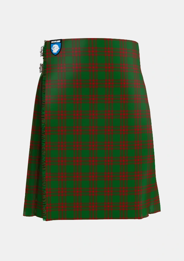 Traditional_Menzies_2_Tartan_894_kilt_front_image_with_pleated_design_and_adjustable_buckles_for_men