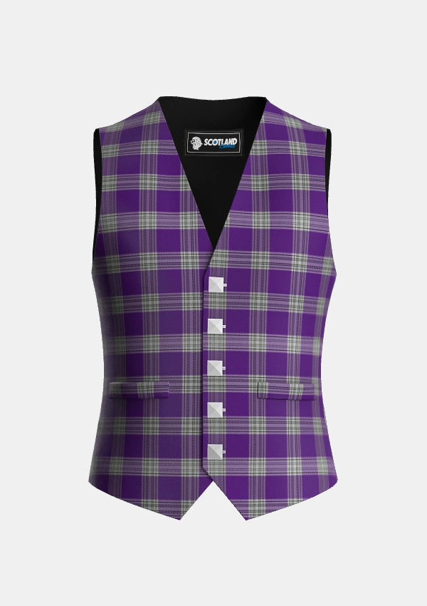 Traditional_Menzies_Mauve_and_White_Tartan_648_Waistcoat_front_image