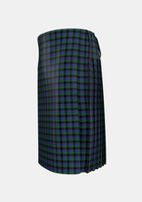 Traditional_Meoni_Personal_Tartan_4124_kilt_left_image_with_pleated_design_and_adjustable_buckles_for_men