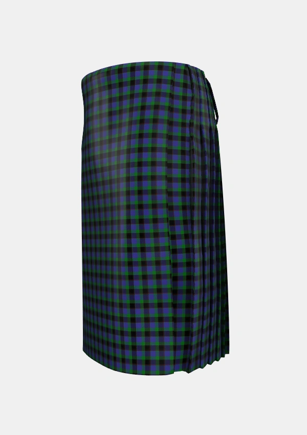 Traditional_Meoni_Personal_Tartan_4124_kilt_left_image_with_pleated_design_and_adjustable_buckles_for_men