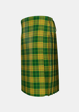 Traditional_Meredith_of_Wales_Tartan_kilt_left_image_with_pleated_design_and_adjustable_buckles_for_men