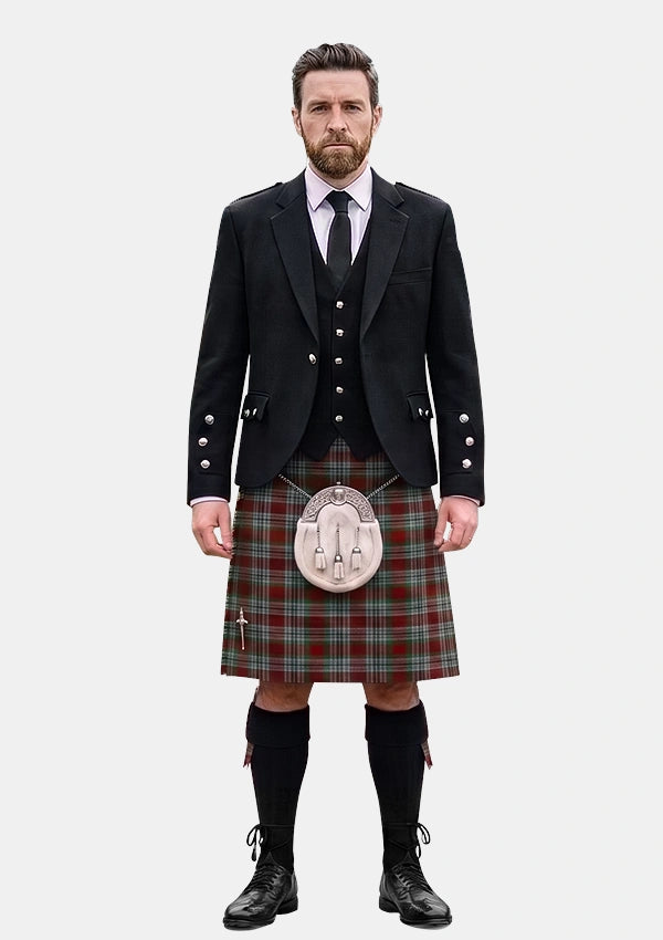 Traditional_Metcalf_Tartan_3471_Kilt_and_Argyle_Jacket_Kilt_Outfits_front_image