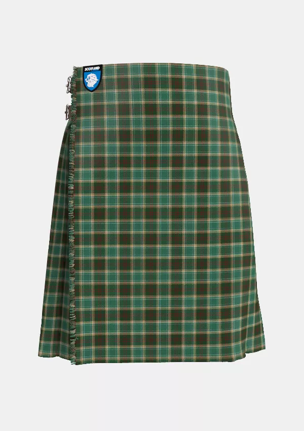 Traditional_Michigan_Tartan_kilt_front_image_with_pleated_design_and_adjustable_buckles_for_men