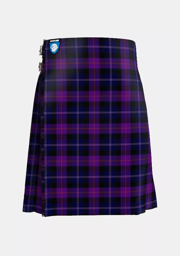 Traditional_Millar_Euan_Tartan_15279_kilt_front_image_with_pleated_design_and_adjustable_buckles_for_men