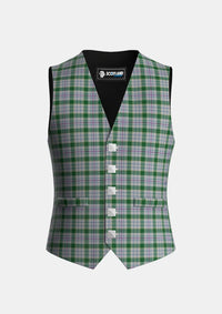 Traditional_Milne_dress_green_Tartan_3196_Waistcoat_front_image
