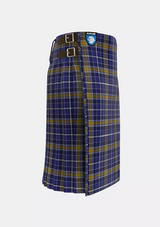 Traditional_Monaghan_County_Crest_Range_Tartan_7412_kilt_right_image_with_pleated_design_and_adjustable_buckles_for_men