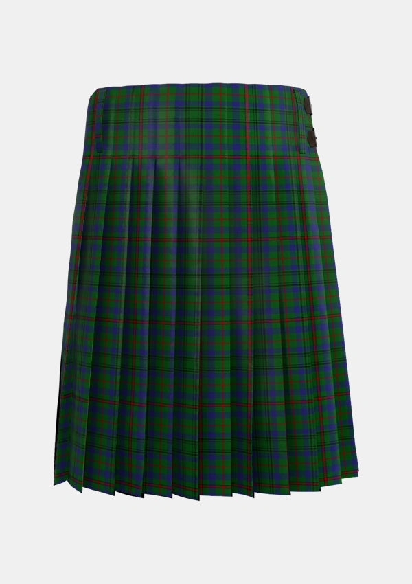 Traditional_Moncrieff_of_Atholl_Tartan_5940_kilt_back_image_with_pleated_design_and_adjustable_buckles_for_men