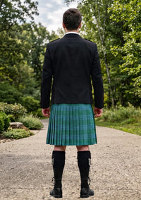 Traditional_Montgomery_Blue_Ancient_Tartan_Kilt_and_Argyle_Jacket_Kilt_Outfit_back_image