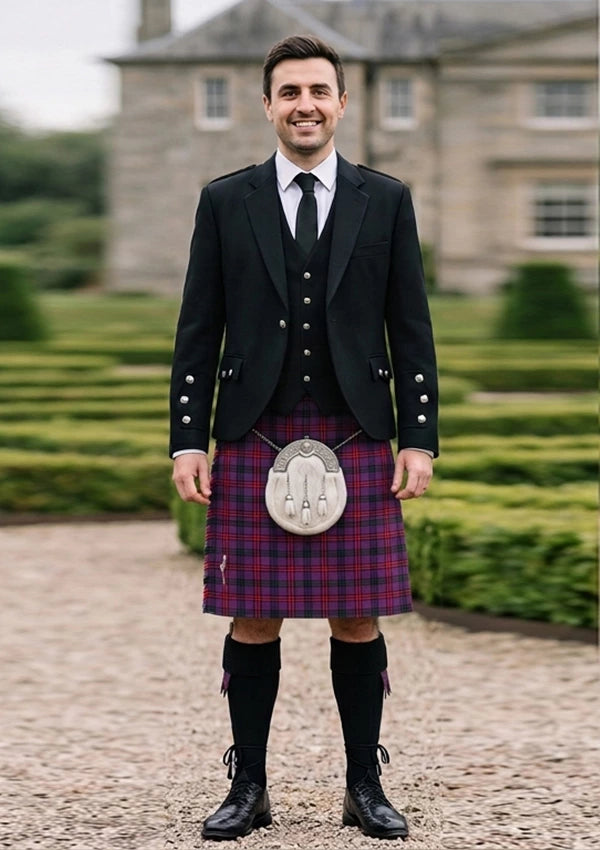 Traditional_Montgomery_tartan_1082_Kilt_and_Argyle_Jacket_Kilt_Outfit_front_image