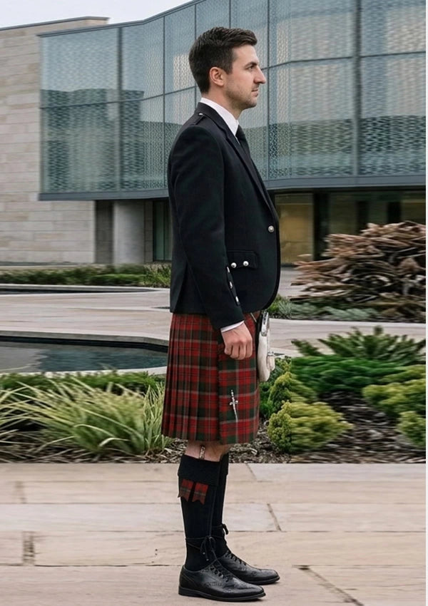 Traditional_Montrose_Tartan_350_Kilt_and_Argyle_Jacket_Kilt_Outfit_right_image