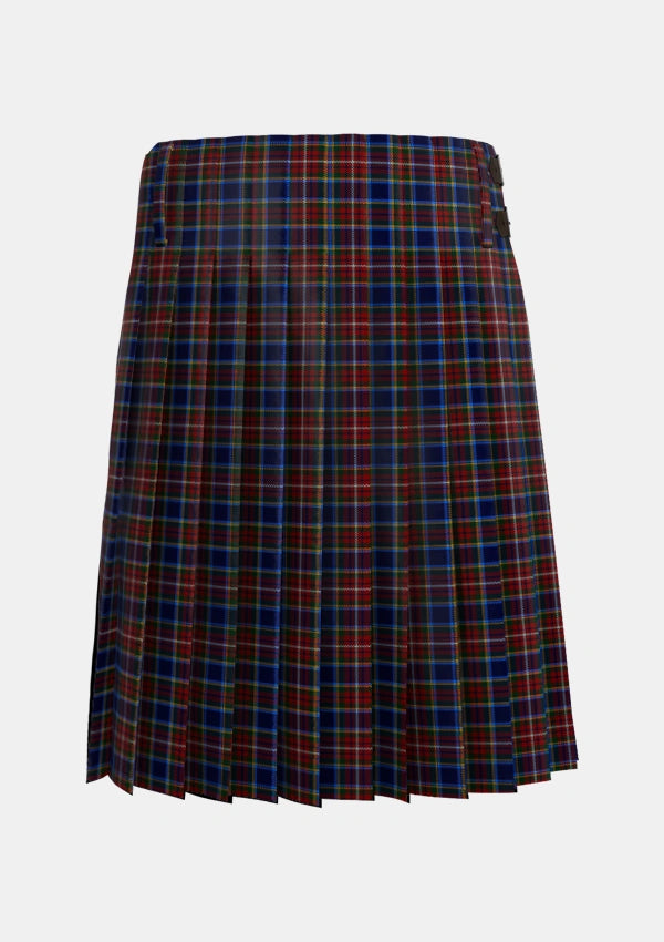 Traditional_Moon_Georgia_USA_Tartan_4100_kilt_back_image_with_pleated_design_and_adjustable_buckles_for_men
