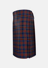 Traditional_Moon_Georgia_USA_Tartan_4100_kilt_left_image_with_pleated_design_and_adjustable_buckles_for_men