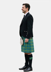 Traditional_Moore_tartan_345_Kilt_and_Argyle_Jacket_Kilt_Outfits_left_image