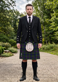 Traditional_Morgan_Tartan_Kilt_and_Argyle_Jacket_Kilt_Outfit_front_image
