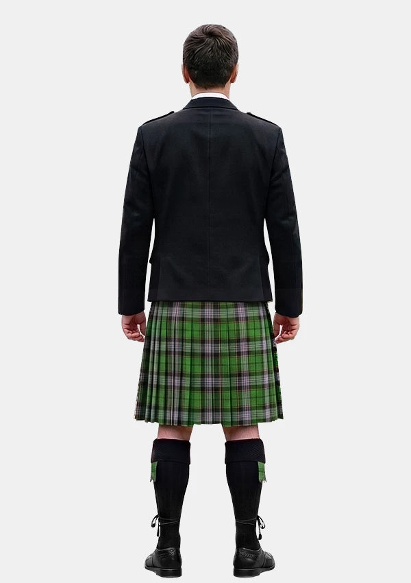 Traditional_Moss_Tartan_6063_Kilt_and_Argyle_Jacket_Kilt_Outfits_back_image