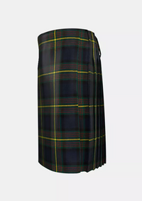 Traditional_Muir_Modern_Tartan_kilt_left_image_with_pleated_design_and_adjustable_buckles_for_men