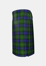 Traditional_Muir_Moore_Tartan_345_kilt_left_image_with_pleated_design_and_adjustable_buckles_for_men