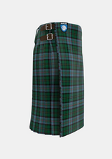 Traditional_Munster_Tartan_kilt_4061_right_image_with_pleated_design_and_adjustable_buckles_for_men
