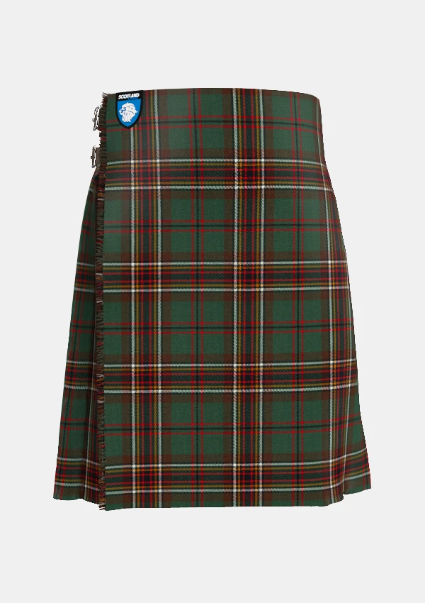 Traditional_Murphy_tartan_1303_front_image_with_pleated_design_and_adjustable_buckles_for_men