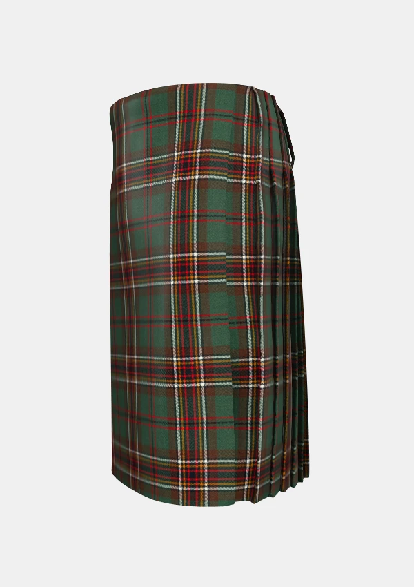 Traditional_Murphy_tartan_1303_left_image_with_pleated_design_and_adjustable_buckles_for_men