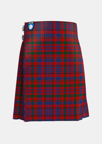 Traditional_Murray_of_Tullibardine_Tartan_kilt_440_front_image_with_pleated_design_and_adjustable_buckles_for_men