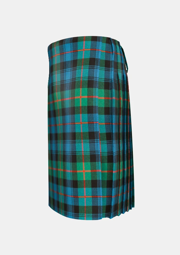 Traditional_Murray_tartan_left_image_with_pleated_design_and_adjustable_buckles_for_men