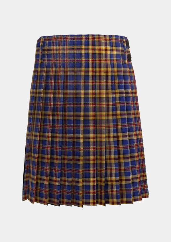 Traditional_Murtaugh_Tartan_4022_kilt_back_image_with_pleated_design_and_adjustable_buckles_for_men
