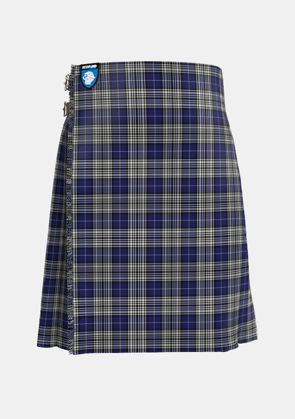 Traditional_Napier_2_Tartan_1242_kilt_front_image_with_pleated_design_and_adjustable_buckles_for_men
