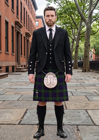 Traditional_Newman_Tartan_2629_Kilt_and_Argyle_Jacket_Kilt_Outfit_front_image