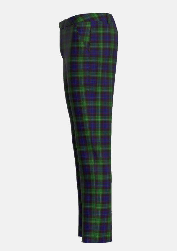 Traditional_Nicolson_Green_Hunting_Tartan_322_Trouser_right_image