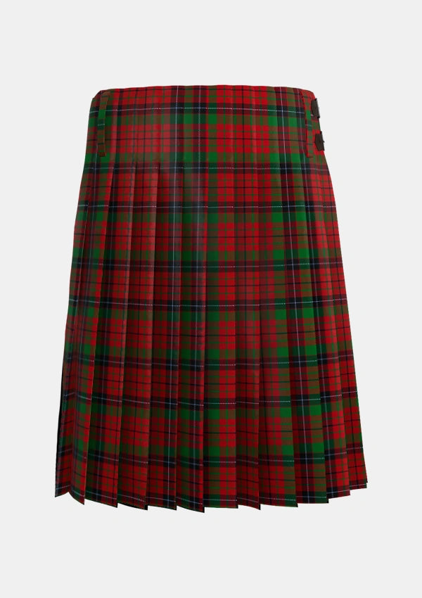 Traditional_Nicolson_Lochcarron_Tartan_1148_kilt_back_image_with_pleated_design_and_adjustable_buckles_for_men