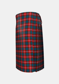 Traditional_Nicolson_of_Lewis_Tartan_7810_kilt_left_image_with_pleated_design_and_adjustable_buckles_for_men