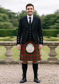 Traditional_Nicolson_tartan_1148_Kilt_and_Argyle_Jacket_Kilt_Outfit_front_image